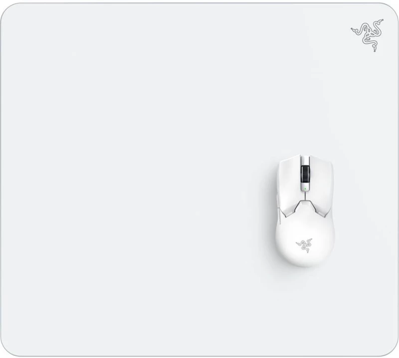 Razer ATLAS - White - Glass Gaming Mouse Mat - Premium Tempered Glass - Dirt and Scratch-Resistant