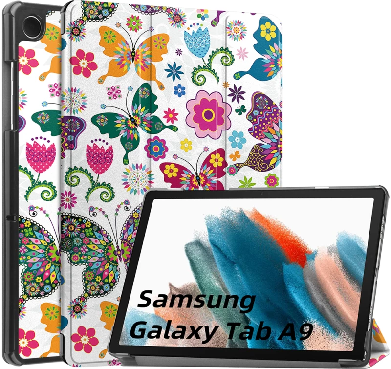 Techsuit - FoldPro - Samsung Galaxy Tab A9 - Butterfly