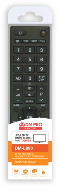 Universal τηλεχειριστήριο TV TOSHIBA