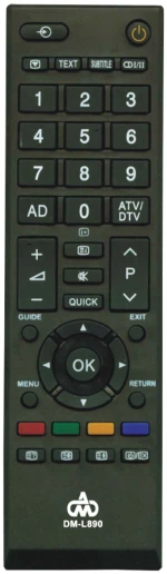 Universal τηλεχειριστήριο TV TOSHIBA