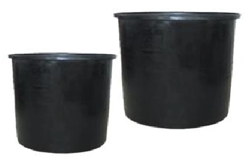 Κάδος Πατητήρι Σταφυλιών Ιταλίας  210 lt 85x55cm Μαύρος