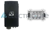 Διακόπτης Παραθύρων  RENAULT MEGANE II    ΜΟΝΟΣ   6pin  ( REAR )   OEM Code : 8200315024 - ZRRNI76004