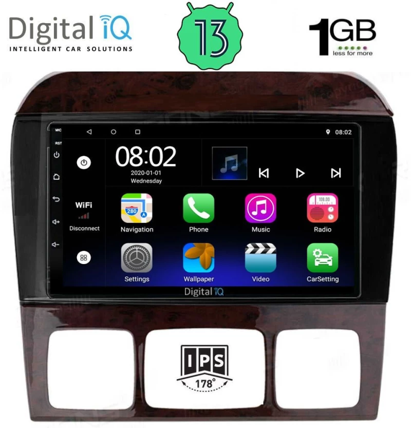 DIGITAL IQ RSA 1426_GPS (9inc) MULTIMEDIA TABLET OEM MERCEDES  S  W220  mod. 1998-2005