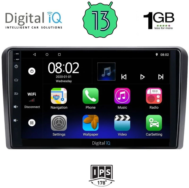 DIGITAL IQ RSA 1441_GPS (9inc) MULTIMEDIA TABLET OEM MITSUBISHI OUTLANDER mod. 2001-2005