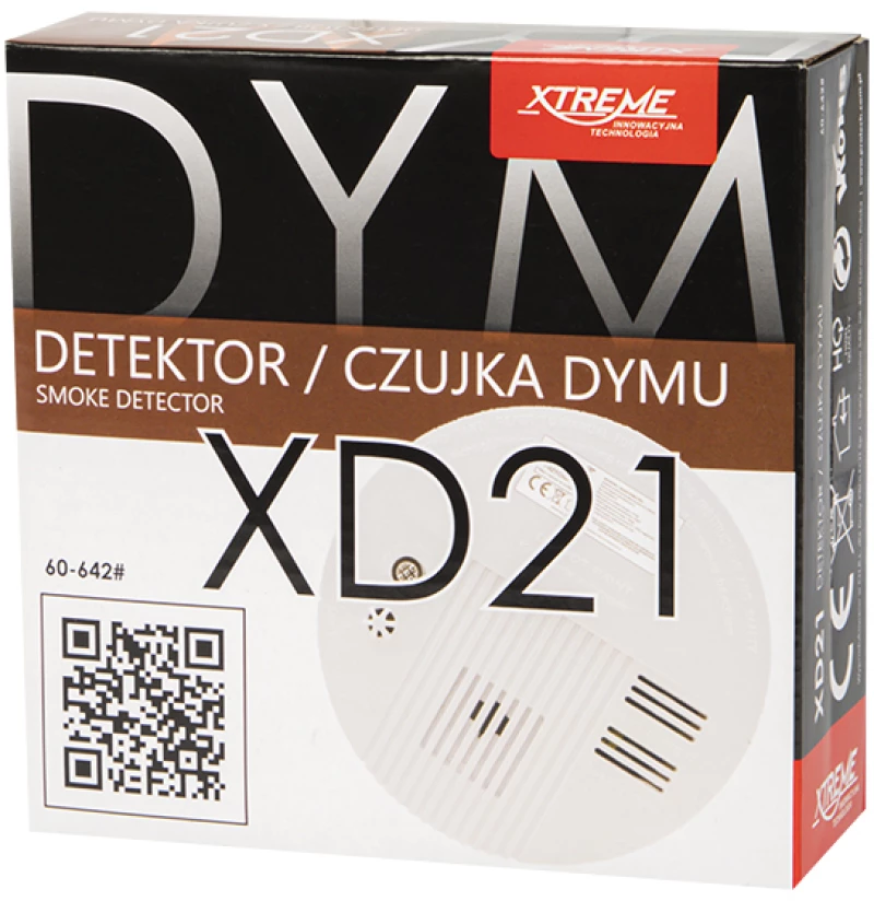Ανιχνευτής καπνού XD21 9V/230V XTREME