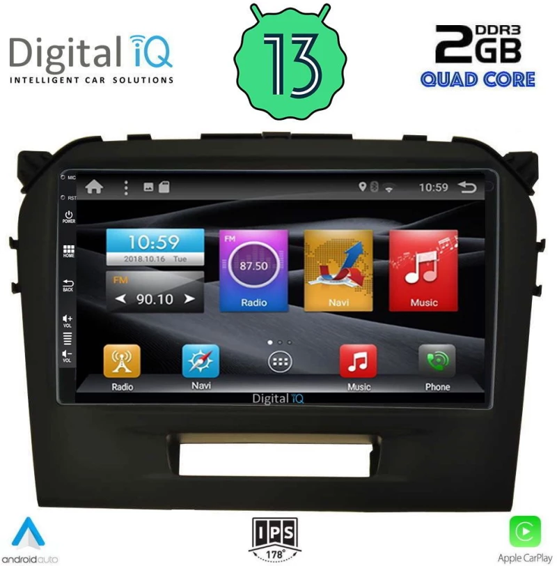 Digital IQ BXH 3697_CPA (9inc) Οθόνη αυτοκινήτου OEM Suzuki Vitara 2016+gt;