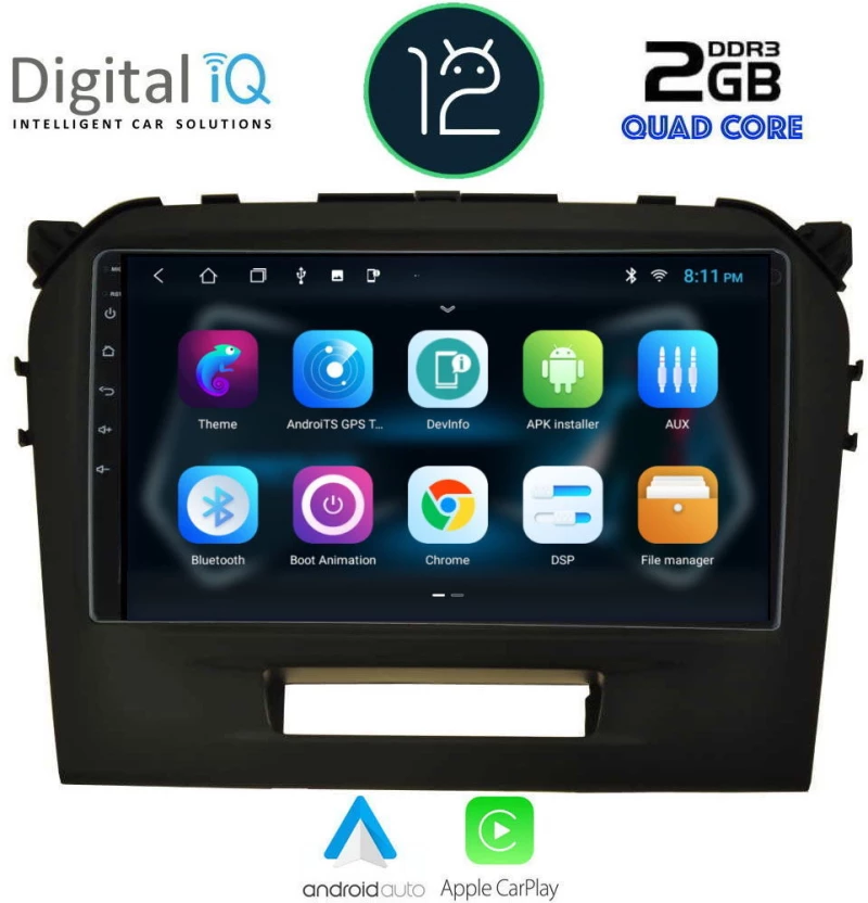 Digital IQ BXH 3697_CPA (9inc) Οθόνη αυτοκινήτου OEM Suzuki Vitara 2016+gt;