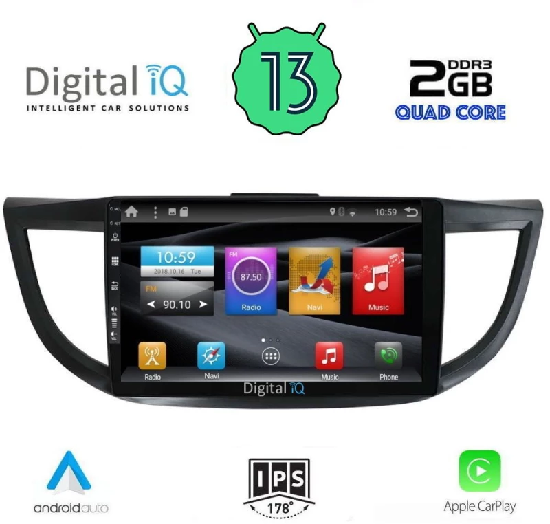 Digital IQ BXH 3198_CPA (10inc) Οθόνη αυτοκινήτου OEM Honda CR-V 2013-2017