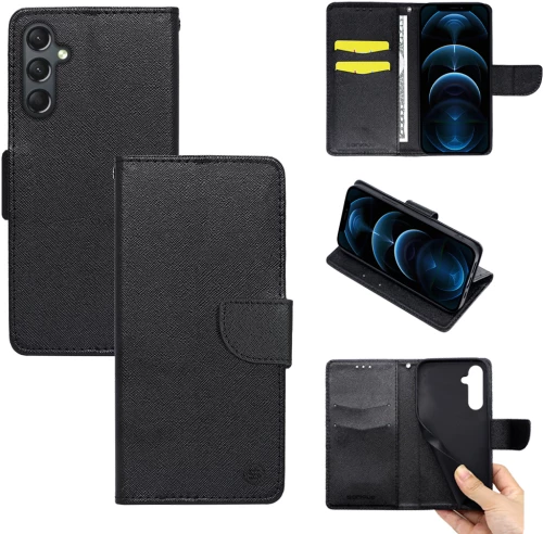 Θήκη Βιβλίο Sonique Trend Book Samsung Galaxy A24 4G Μαύρο - Sonique - Μαύρο - Galaxy A24 4G