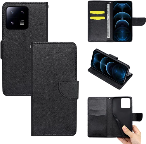 Θήκη Βιβλίο Sonique Trend Book Xiaomi Xiaomi 13 Pro Μαύρο - Sonique - Μαύρο - Xiaomi 13 Pro