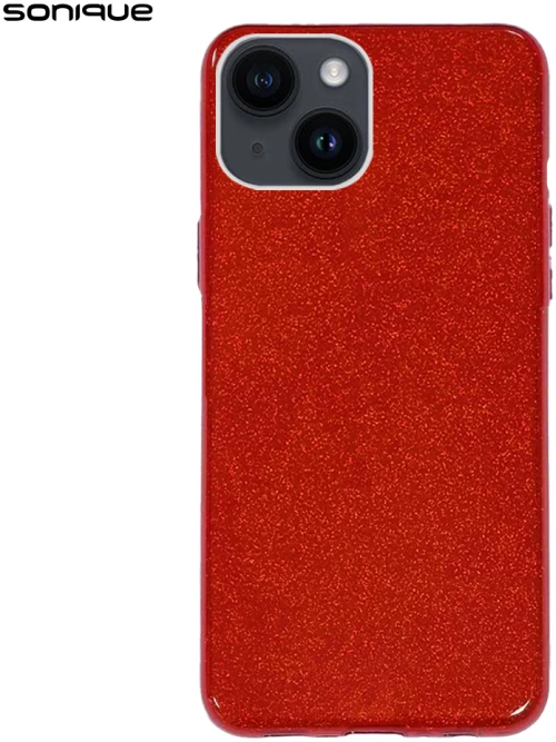 Θήκη Σιλικόνης Sonique Shiny Apple iPhone 13 Κόκκινο - Sonique - Κόκκινο - iPhone 13