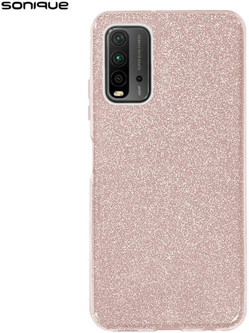 Θήκη Σιλικόνης Sonique Shiny Xiaomi Redmi 9T Ροζ - Sonique - Ροζ - Redmi 9T