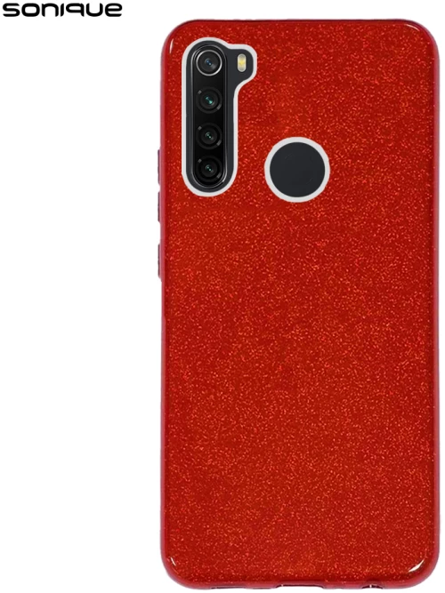 Θήκη Σιλικόνης Sonique Shiny Xiaomi Redmi Note 8T Κόκκινο - Sonique - Κόκκινο - Redmi Note 8T