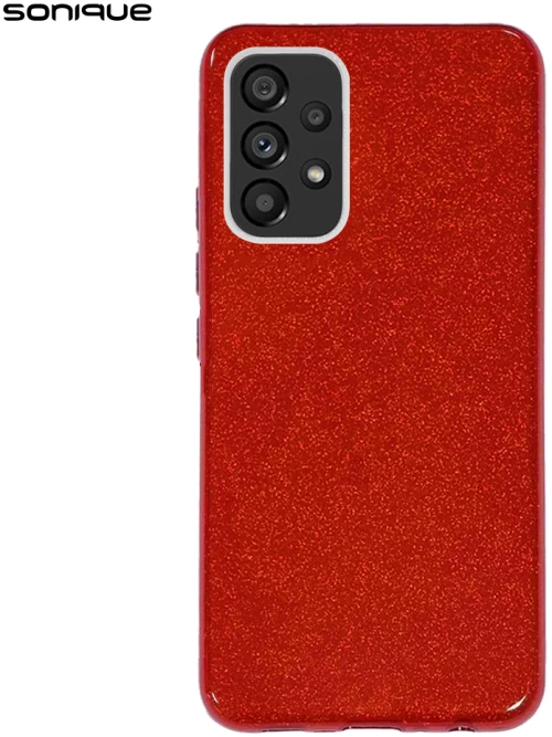 Θήκη Σιλικόνης Sonique Shiny Samsung Galaxy A53 5G Κόκκινο - Sonique - Κόκκινο - Galaxy A53 5G