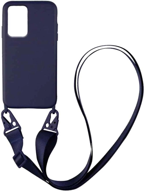 Θήκη CarryHang Liquid Silicone Strap Samsung Galaxy A73 5G Μπλε Σκούρο - My Colors - Μπλε Σκούρο - Galaxy A73 5G