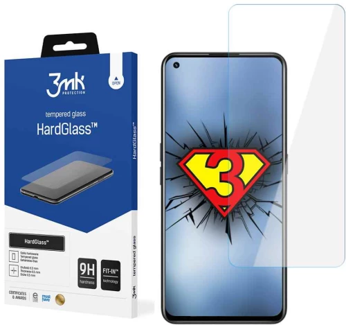 Προστατευτικό Οθόνης 3mk HardGlass Realme GT Neo 2 5G / Realme GT 2 5G / Realme GT Neo 3T 5G - 3MK - Realme GT 2 5G, Realme GT Neo 2 5G, Realme GT Neo 3T 5G