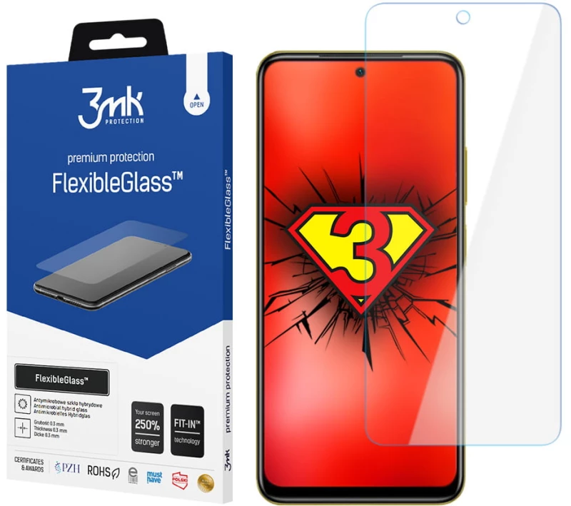 3MK Flexible Tempered Glass 7H Xiaomi Poco X4 Pro 5G - 3MK - Poco X4 Pro 5G