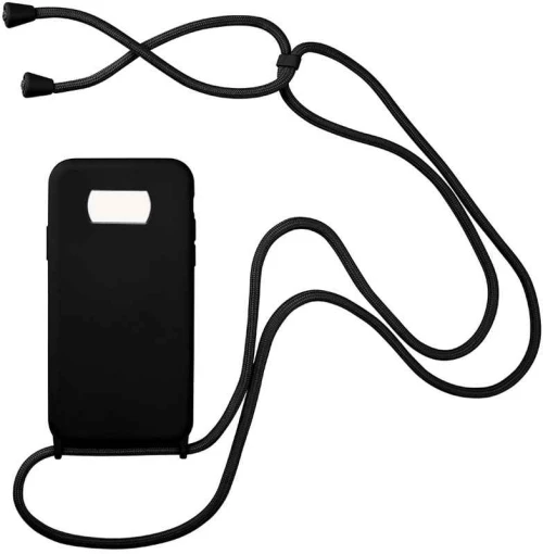 Θήκη Σιλικόνης με Κορδόνι CarryHang Xiaomi Poco X3 NFC / Poco X3 Pro Μαύρο - My Colors - Μαύρο - Poco X3 NFC, Poco X3 Pro