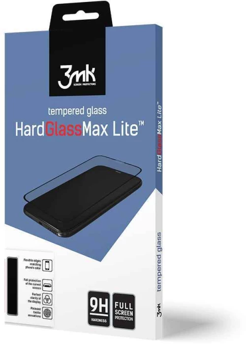 3MK HardGlass Max Lite Full Screen Apple iPhone 7 Plus / iPhone 8 Plus Μαύρο - 3MK - Μαύρο - iphone 7 Plus, iphone 8 Plus