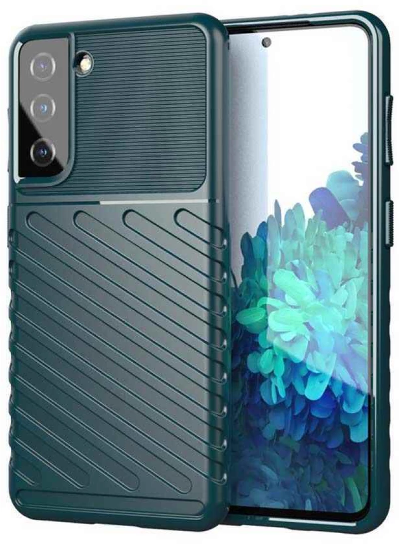 Θήκη Κινητού Thunder Case Flexible Tough Rugged Samsung Galaxy S21 Plus Πράσινο - OEM - Πράσινο - Galaxy S21 Plus