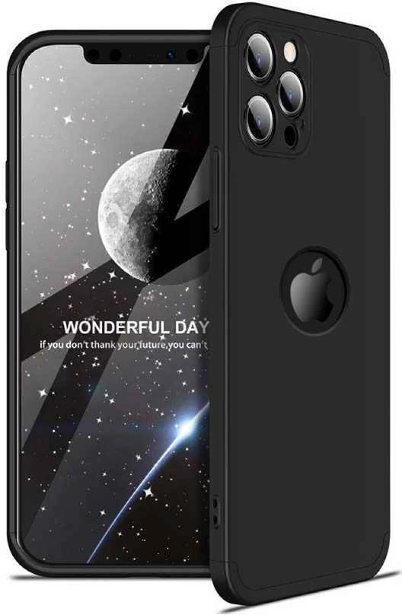 GKK 360 Full Body Protection Apple iPhone 12 Pro Max Μαύρο - GKK - Μαύρο - iPhone 12 Pro Max