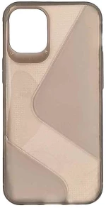 S-Case Flexible Cover Apple iPhone 12 mini Σκούρο Διάφανο - OEM - Σκούρο Διάφανο - iPhone 12 mini