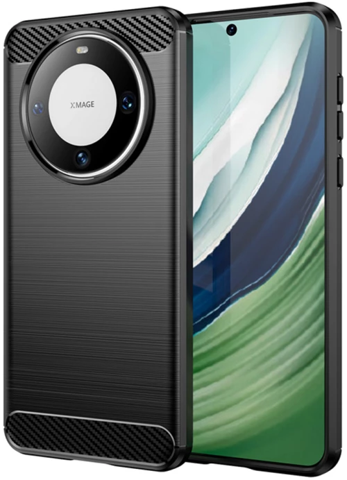 Techsuit - Carbon Silicone - Huawei Mate 60 - Black