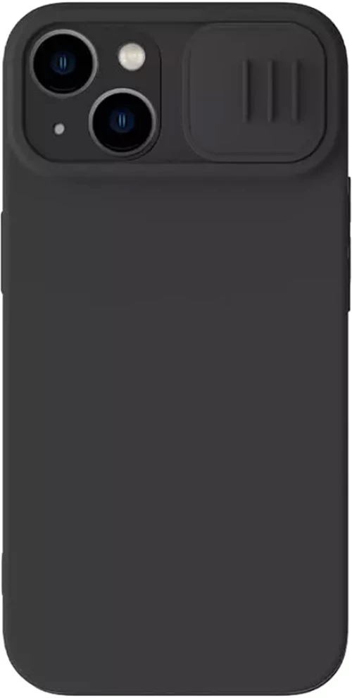 Θήκη Σιλικόνης Nillkin CamShield Silky Apple iPhone 14 Plus Μαύρο - Nillkin - Μαύρο - iPhone 14 Plus