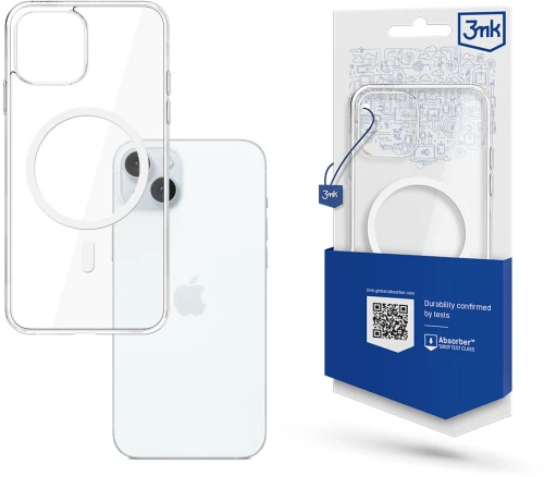 Θήκη Σιλικόνης 3MK MagCase Apple iPhone 15 Plus Διάφανο - 3MK - Διάφανο - iPhone 15 Plus