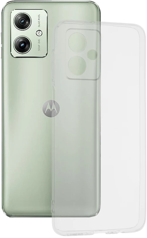 Techsuit - Clear Silicone - Motorola Moto G54 - Transparent