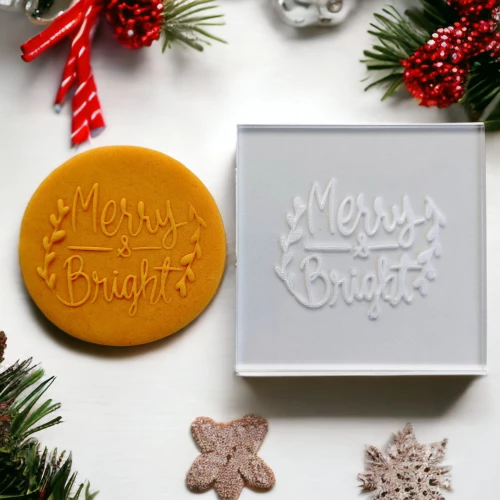 Σφραγίδα Ζαχαρόπαστας Merry Bright
