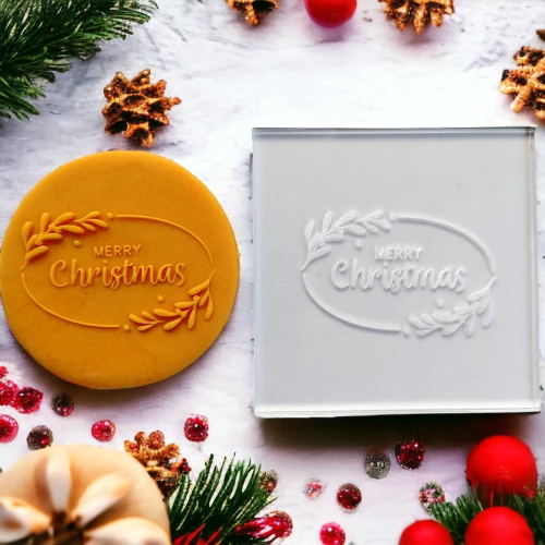 Σφραγίδα Ζαχαρόπαστας Merry Christmas