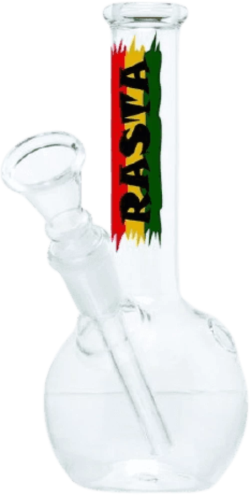 Rasta Flag Glass Bong
