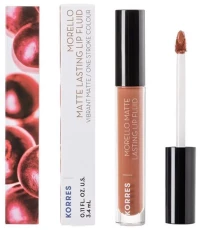 KORRES morello matte lasting lip fluid 07 tinted nude 3.4ml