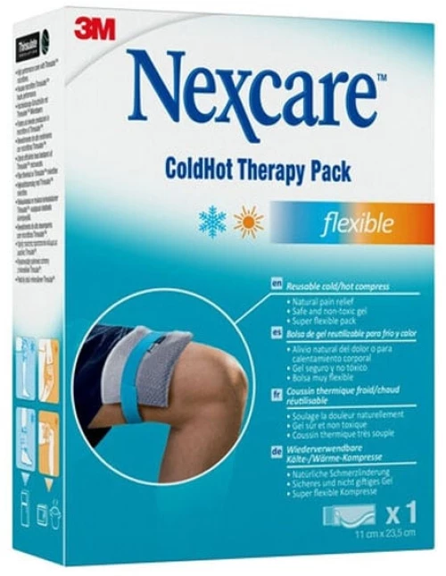 NEXCARE coldhot therapy pack flexible (11cm x 23.5cm) παγοκύστη/ θερμοφόρα πολλαπλών χρήσεων για φυσική ανακούφιση από τον πόνο 1τμχ