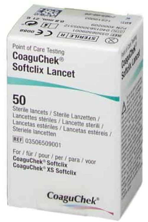 COAGUCHEK 50SOFTCLIX LANCETS