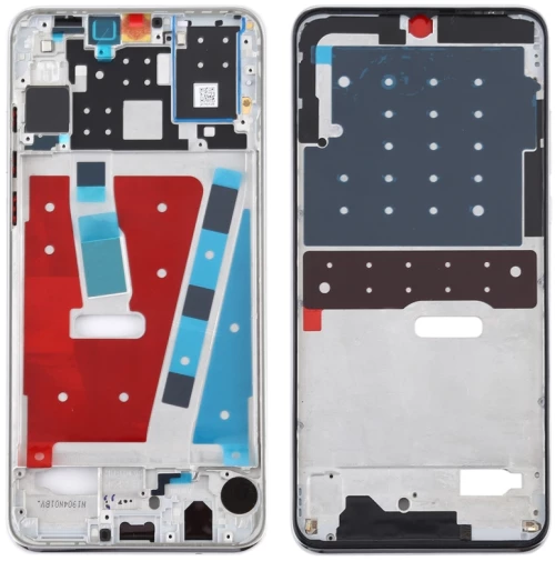 Front Housing LCD Frame Bezel Plate for Huawei P30 Lite (48MP)(White) (OEM)