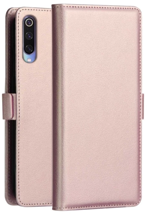 DZGOGO MILO Series PC + PU Horizontal Flip Leather Case for Xiaomi Mi 9, with Holder & Card Slot & Wallet(Rose Gold) (DZGOGO) (OEM)