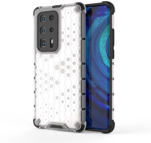 For Huawei P40 Pro+ Shockproof Honeycomb PC + TPU Case(White) (OEM)