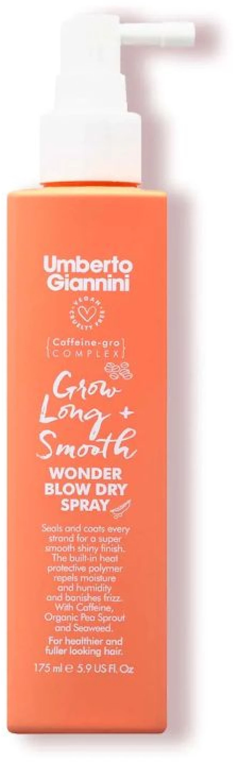UMBERTO GIANNINI grow long & smooth wonder blow dry spray 175ml