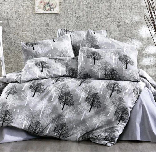 Σετ Σεντόνια Υπέρδιπλα (220x240) Forest 312 Grey DimCol