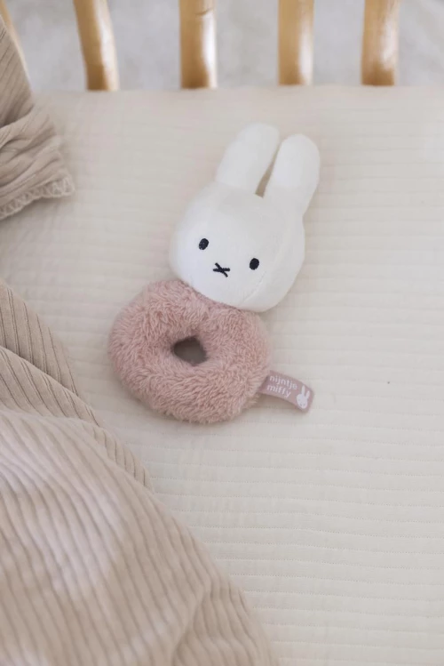 Λούτρινη Κουδουνίστρα Fluffy Ροζ Miffy