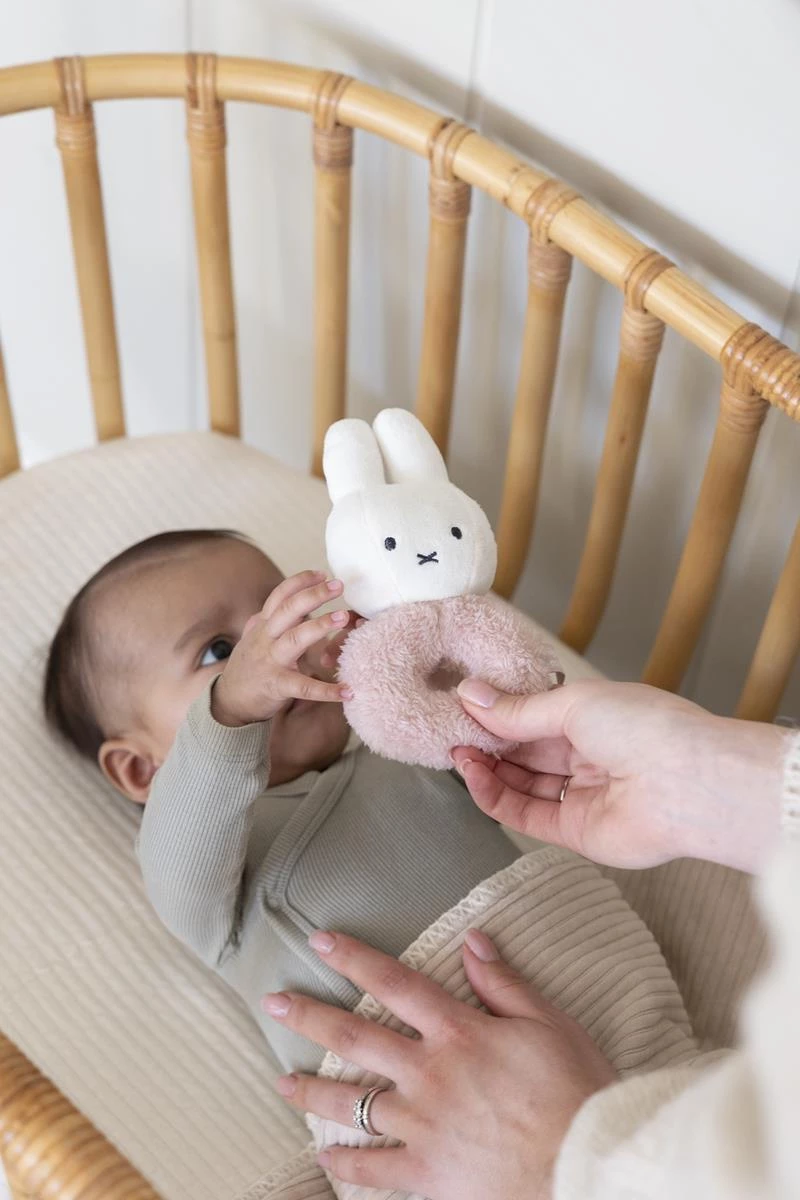 Λούτρινη Κουδουνίστρα Fluffy Ροζ Miffy