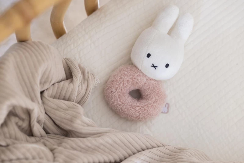 Λούτρινη Κουδουνίστρα Fluffy Ροζ Miffy