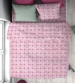 Σετ Σεντόνια Μονά 2τμχ (160x240) Fox 525 Pink Dimcol