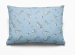 Μαξιλαροθήκη Παιδική 50x70 Φανελένια Birds 14 Sky Blue Dimcol
