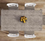Τραπεζομάντηλο & Τραβέρσα Σετ 2 τμχ (140x220 & 40x220) Αλέκιαστα Panama Shadow Mocha Dimcol