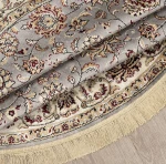 Χαλί μηχανής Viscoge Στρογγυλό 160x160 Sonia 553/308110 New Plan
