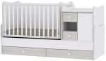 Κρεβάτι Minimax Μετατρεπόμενο Πολυμορφικό White/light Oak Lorelli 10150500036А