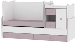 Κρεβάτι Minimax Μετατρεπόμενο Πολυμορφικό White/light Oak Lorelli 10150500036А